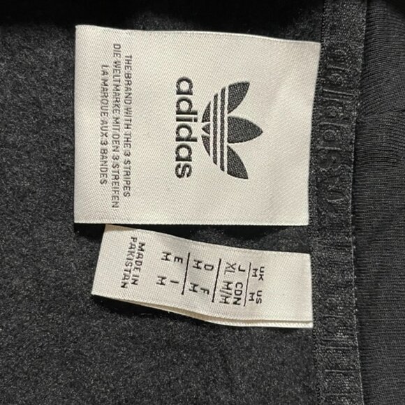 Adidas Trefoil Essentials Full-Zip Hoodie in Black Size Medium - Picture 8 of 8